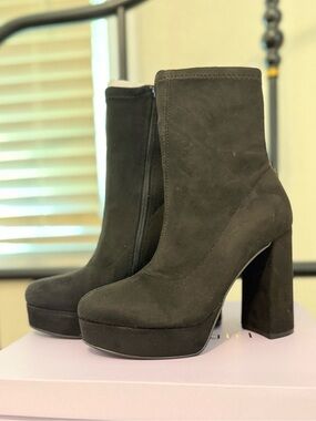 Madden Girl Platform Suede Boots